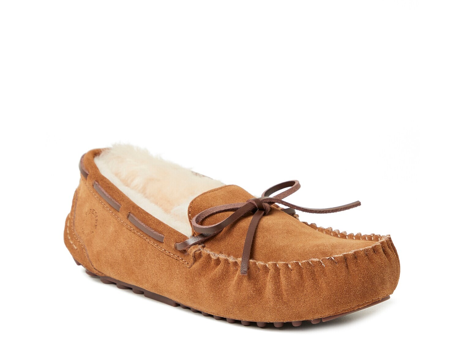 

Тапочки-мокасины Fireside Victoria Dearfoams, светло-коричневый