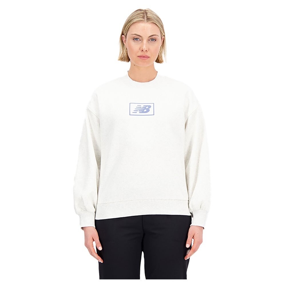 

Толстовка New Balance Essentials Americana Brushed Back, бежевый