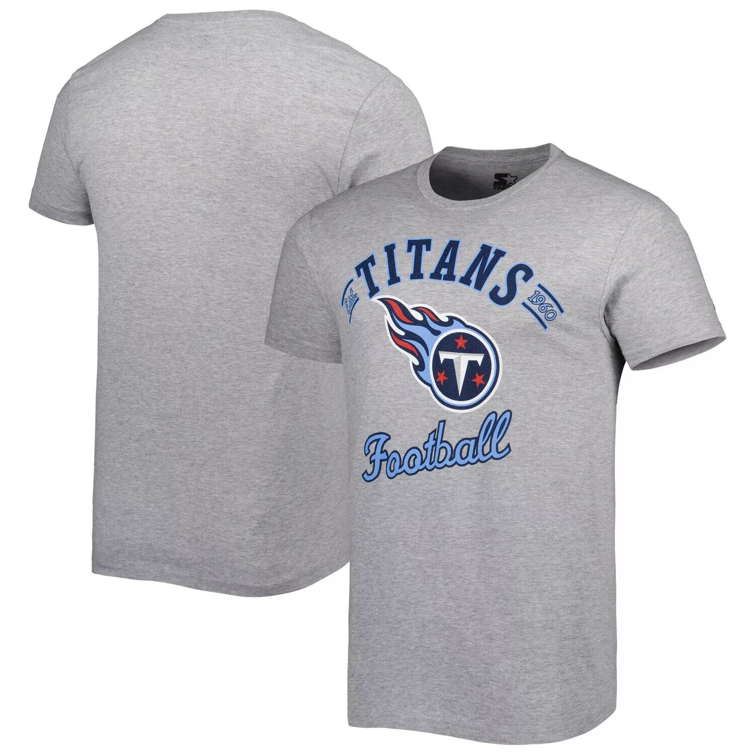 

Мужская серая футболка с принтом Tennessee Titans Prime Time Starter, Серый