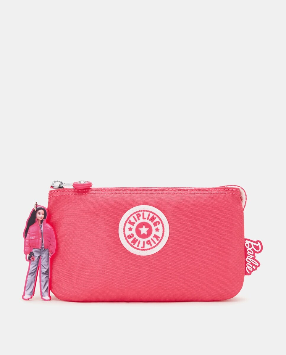 

Большая розовая сумочка на молнии Barbie x Kipling Kipling, розовый