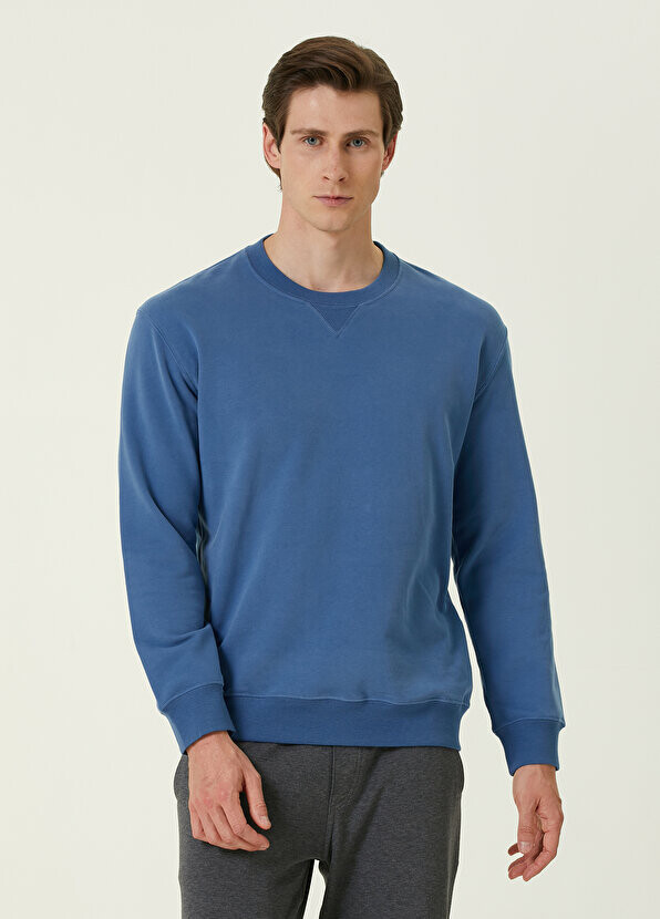 

Синяя толстовка Brunello Cucinelli, Синий