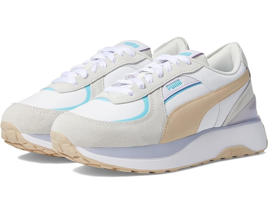 

Кроссовки PUMA Cruise Rider Nu Brighter Days, цвет PUMA White/Hero Blue