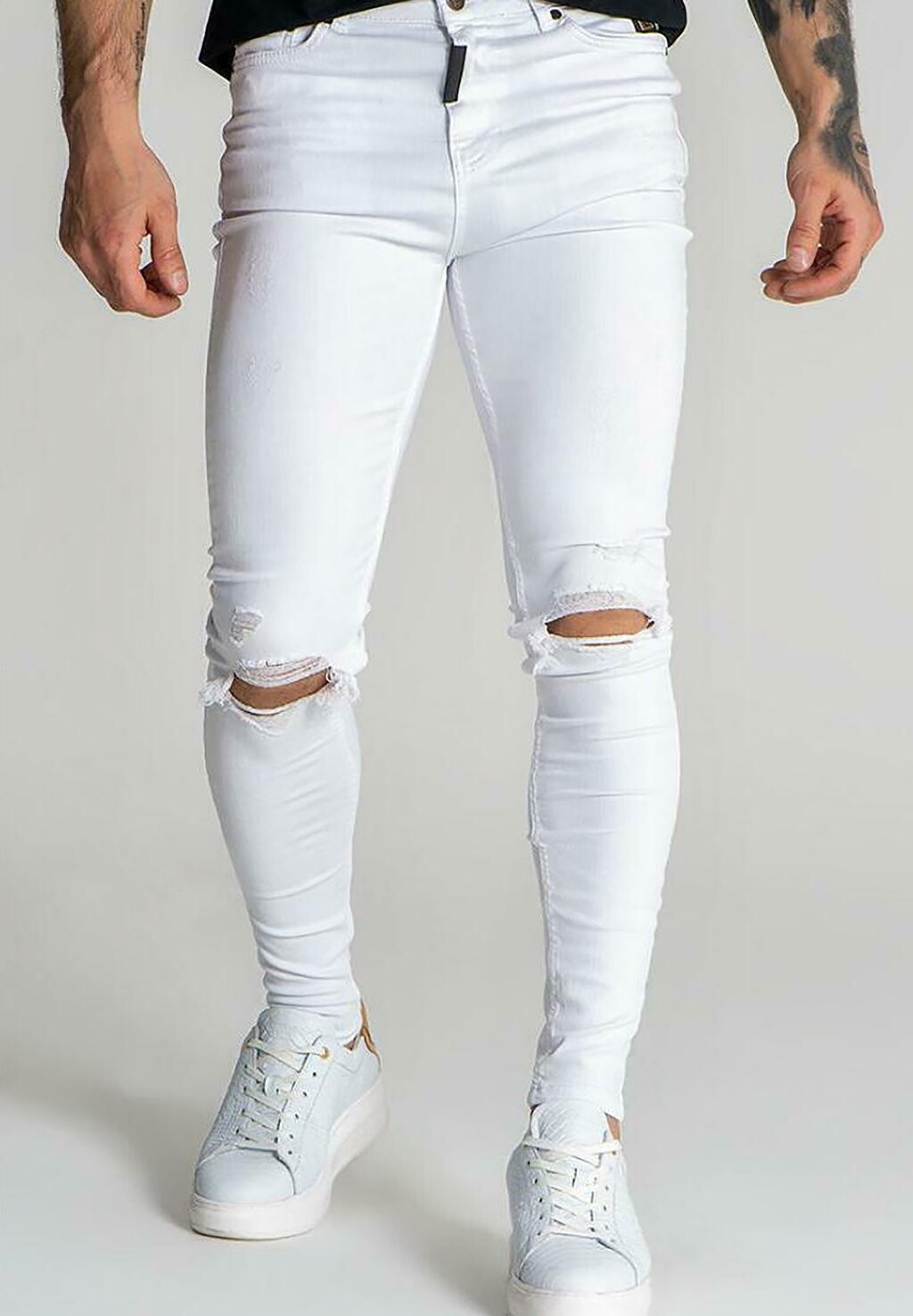 

Джинсы Skinny Fit Iron Ripped Gianni Kavanagh, белый