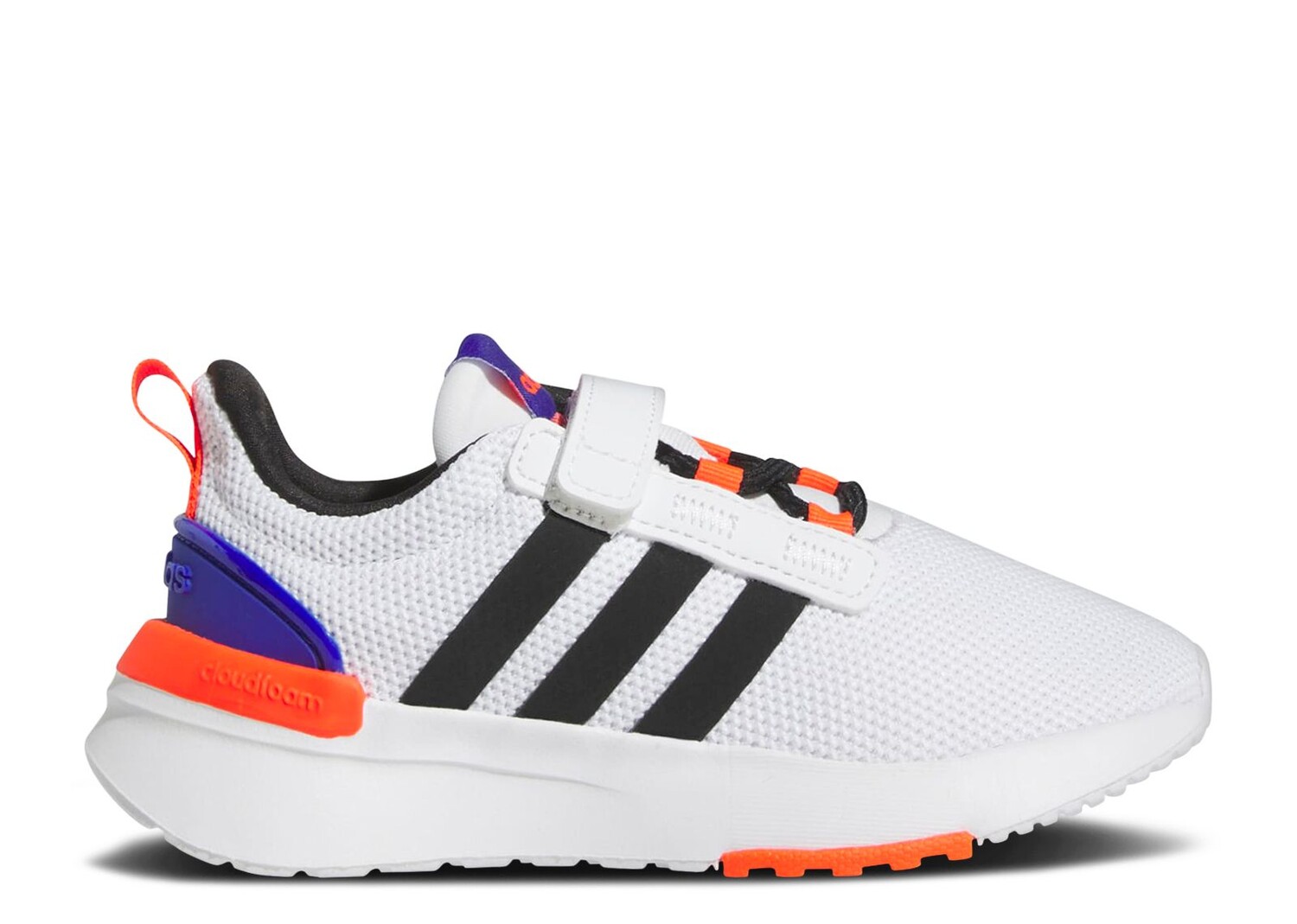 

Кроссовки adidas Racer Tr21 Little Kid 'White Lucid Blue Orange', белый