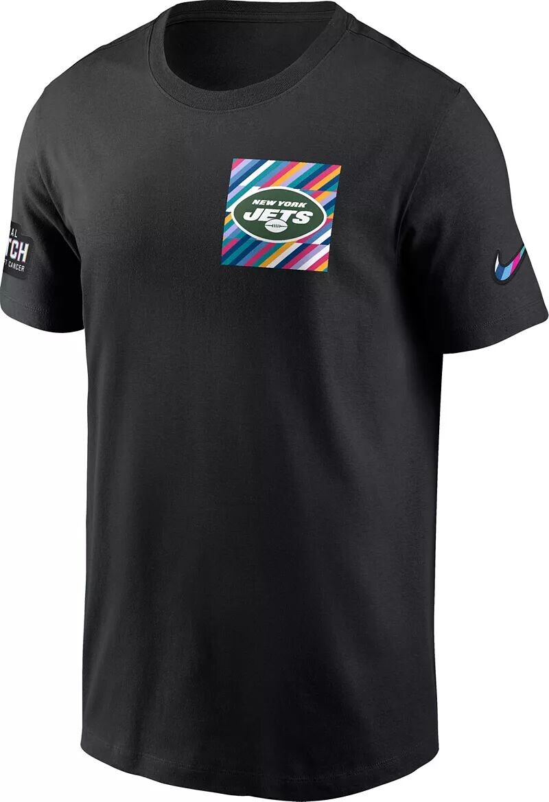 

Черная мужская футболка Nike New York Jets 2023 Crucial Catch Sideline