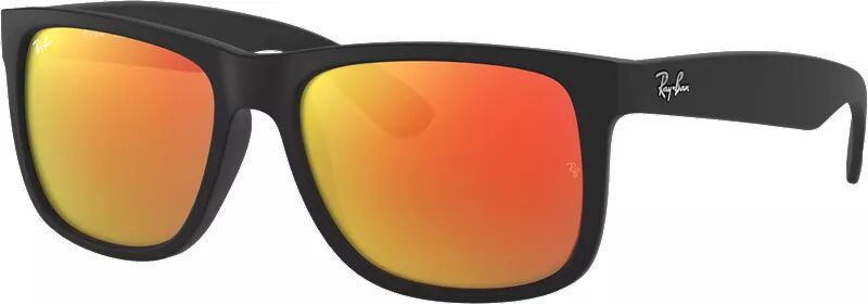 Солнцезащитные очки Ray-Ban Justin, черный/оранжевый куртка ray размер 48 черный оранжевый