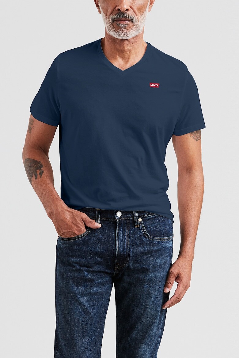 

Футболка с V-образным вырезом Levi'S, синий