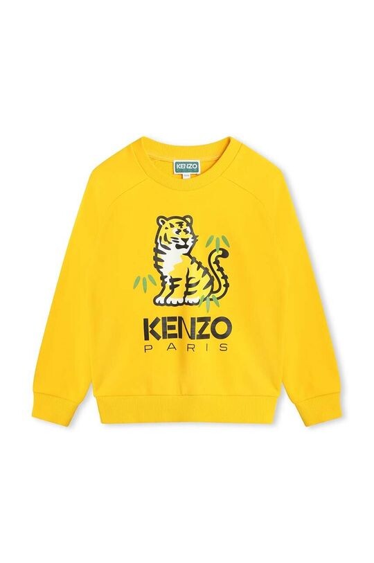 

Хлопковая толстовка Kenzo Kids для мальчиков и девочек Kenzo kids, желтый