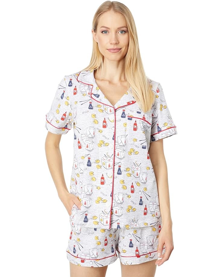 

Пижамный комплект Bedhead PJs Short Sleeve Shorty Set, цвет Takeout