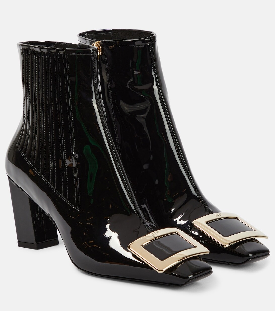 

Ботильоны из лакированной кожи Roger Vivier, черный