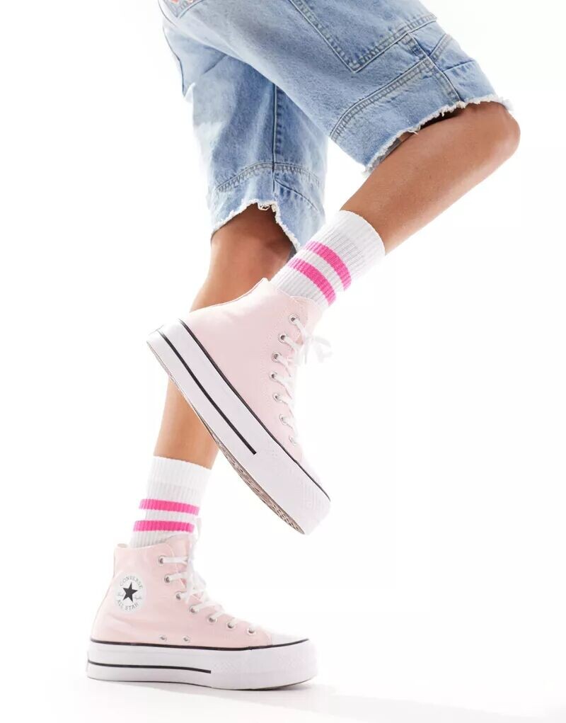 

Кроссовки Converse Lift нежно-розового цвета