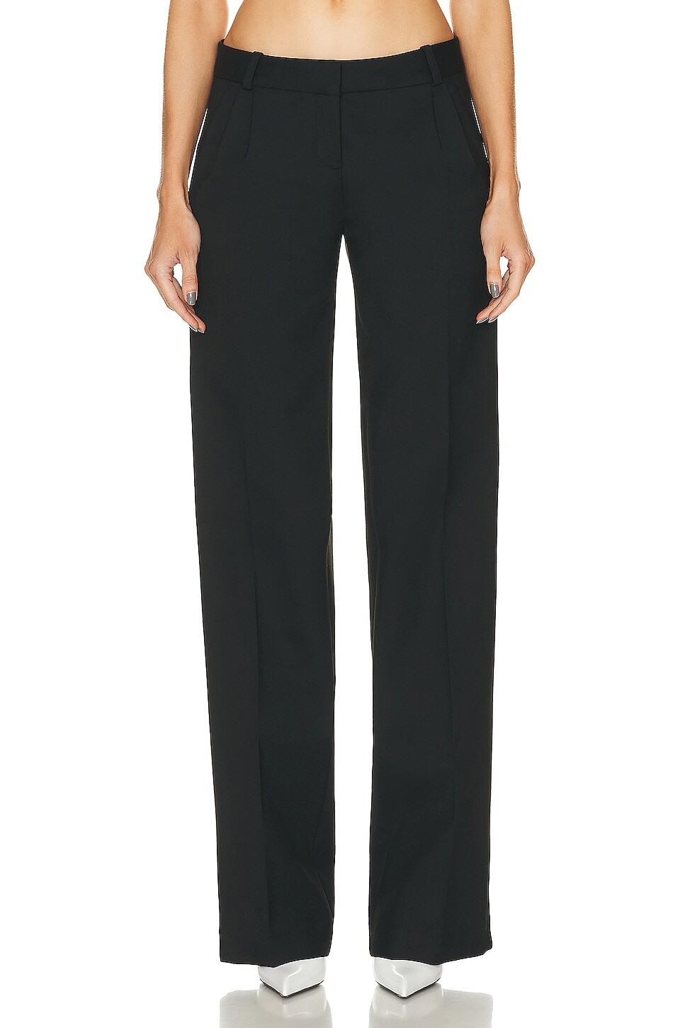 

Брюки Coperni Low Rise Loose Tailored Trousers, черный
