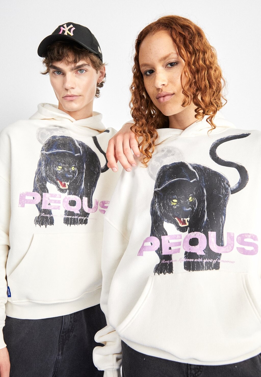 

Толстовка PEQUS UNISEX PANTHA GRAPHIC, кремовый, Бежевый