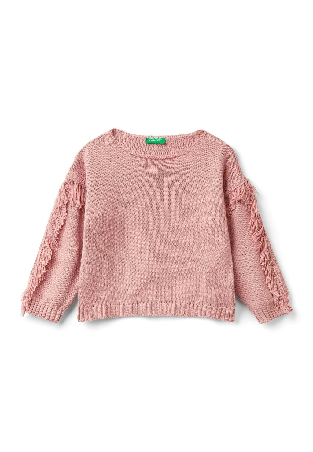 

Свитер С бахромой United Colors of Benetton, розовый