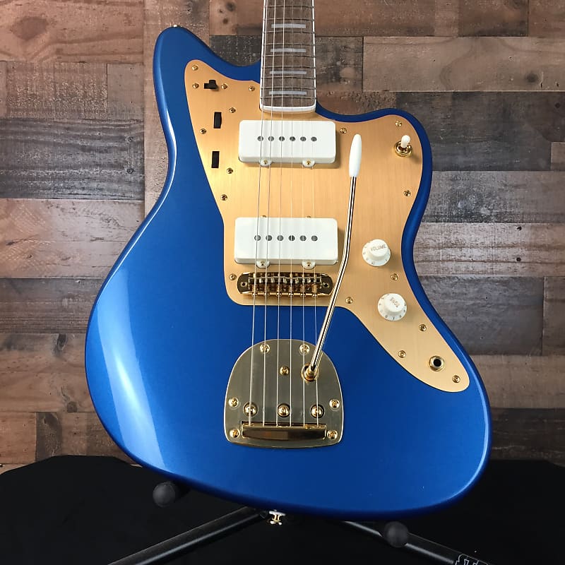 Электрогитара Squier 40th Anniversary Gold Edition Jazzmaster Lake Placid Blue, Free Ship, 861 david bowie changesonebowie 40th anniversary edition
