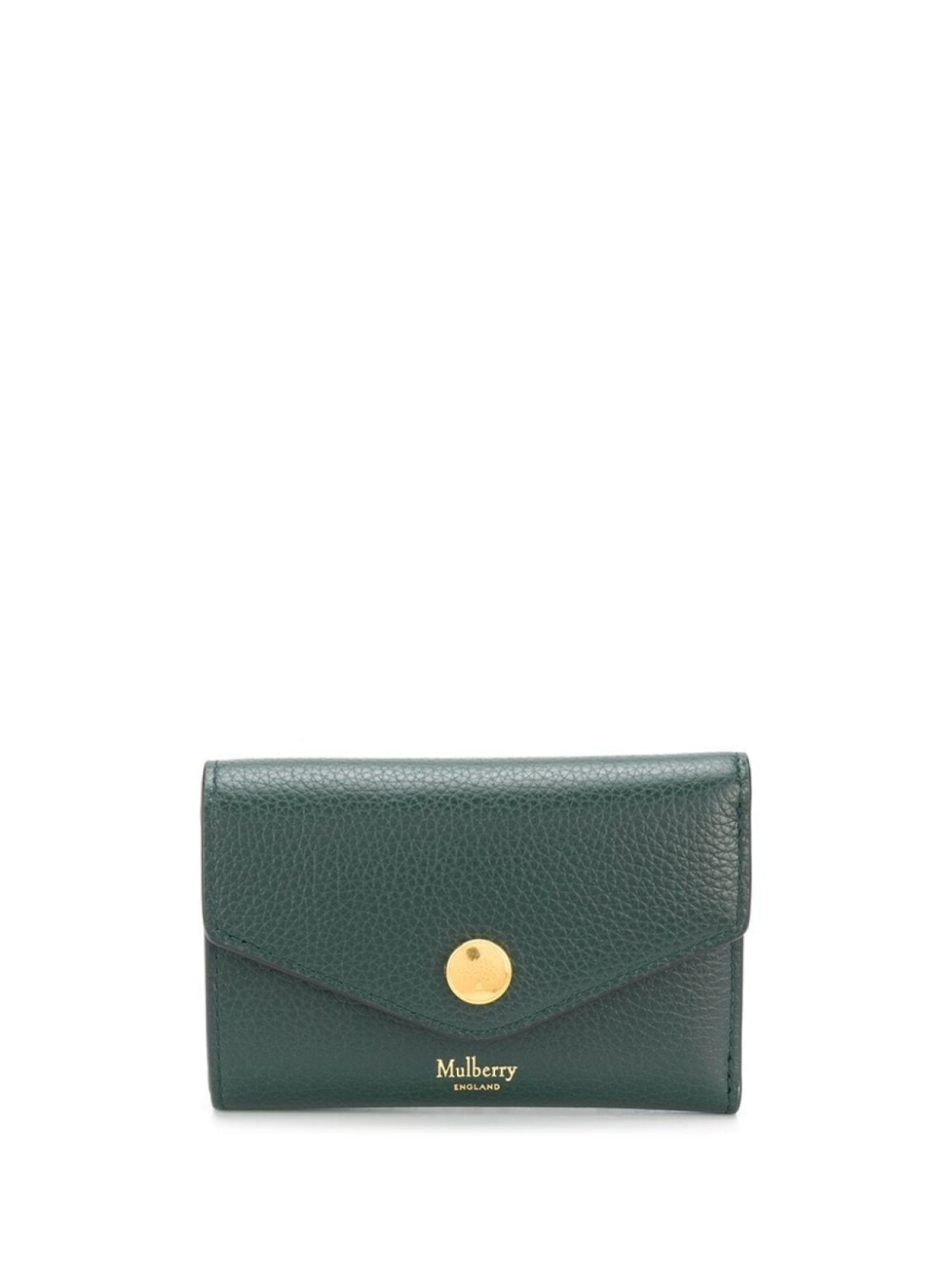 

Mulberry кошелек-конверт с логотипом, зеленый