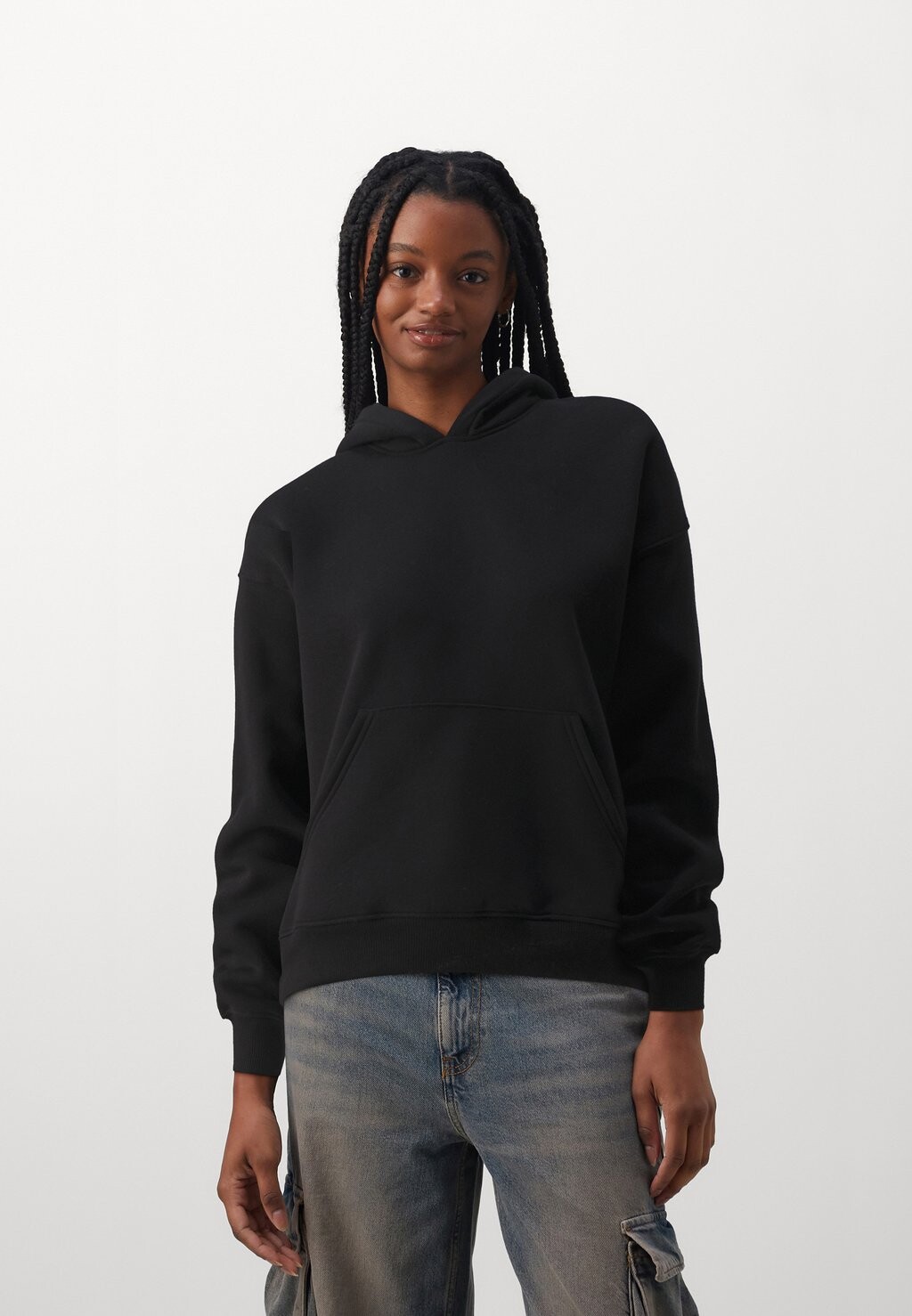 

Толстовка BASIC ORIGINAL HOODIE Gina Tricot, цвет black