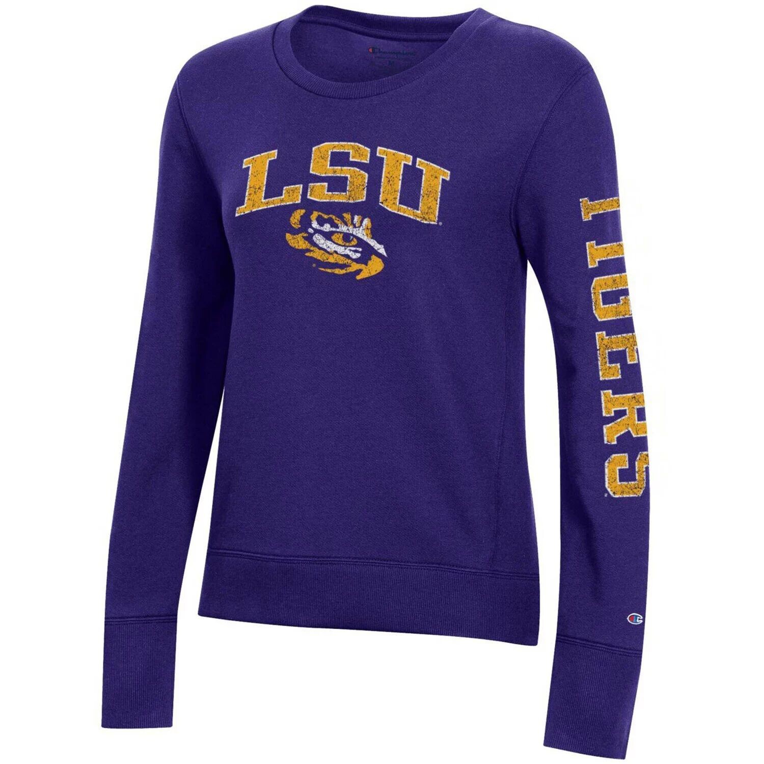 

Женская флисовая толстовка Champion Purple LSU Tigers University 2.0 Champion