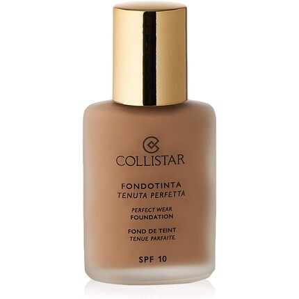 

Collistar Perfect Hold Foundation Number 7 Карамель от среднего до высокого покрытия, 24-часовая фиксация, водостойкая формула, не переносящая влагу, с SPF 10, без масел, для всех типов кожи, 30 мл