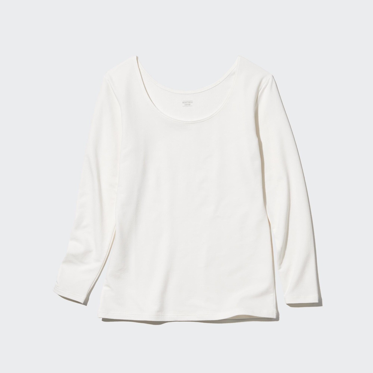 

Топ теплый Uniqlo Heattech из хлопка, молочный