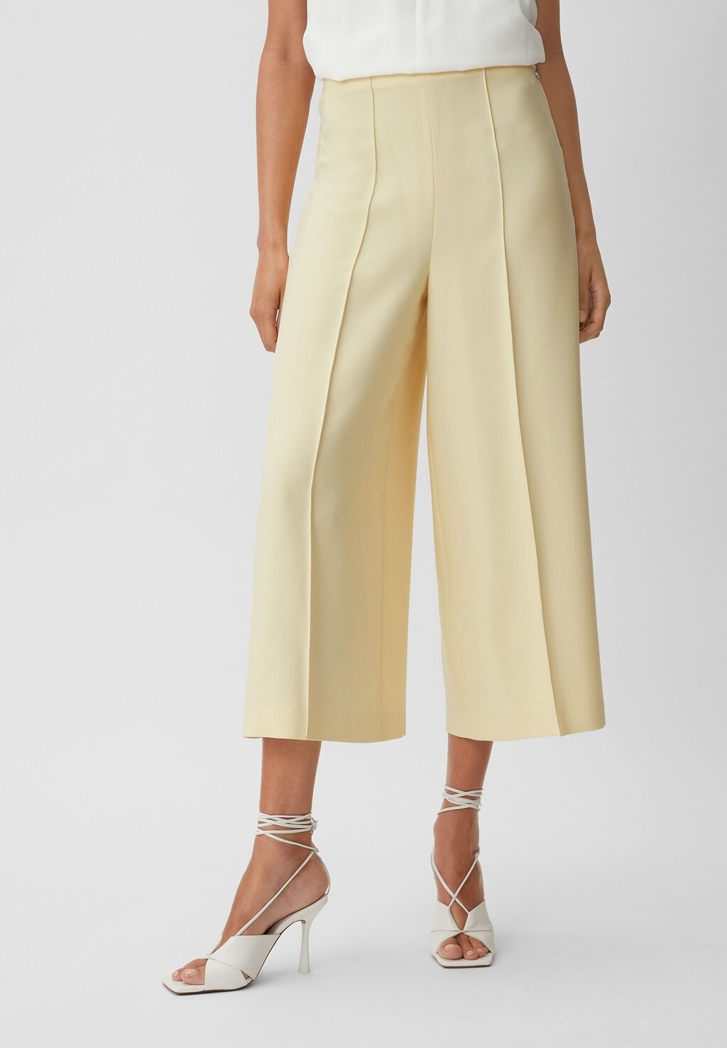 

Брюки из ткани LOOSE CULOTTE comma, цвет helles zitrone