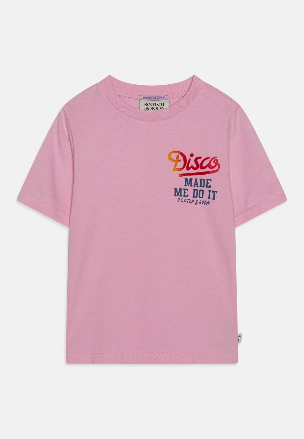

Футболка с принтом Regular Fit Chest Artwork Scotch & Soda, цвет disco pink