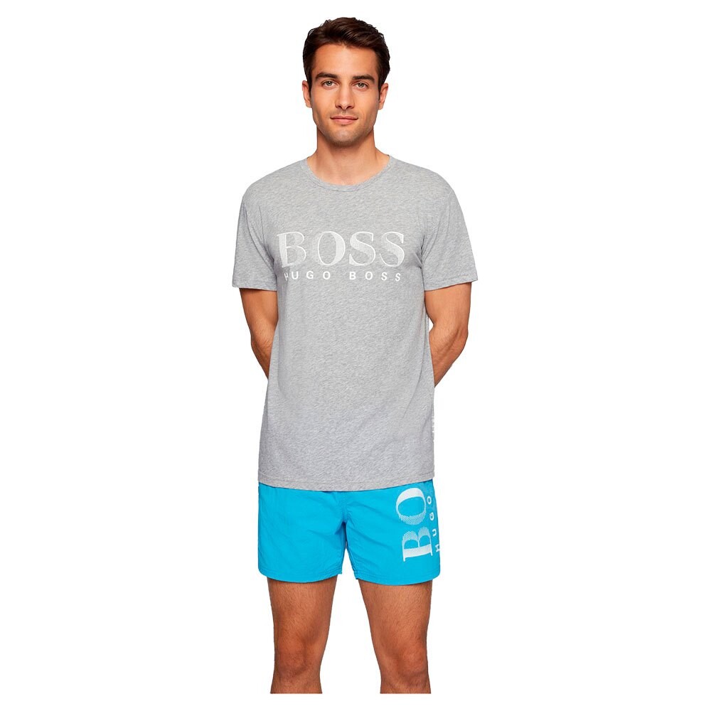 

Футболка BOSS UPF 50+ Relaxed Fit, серый