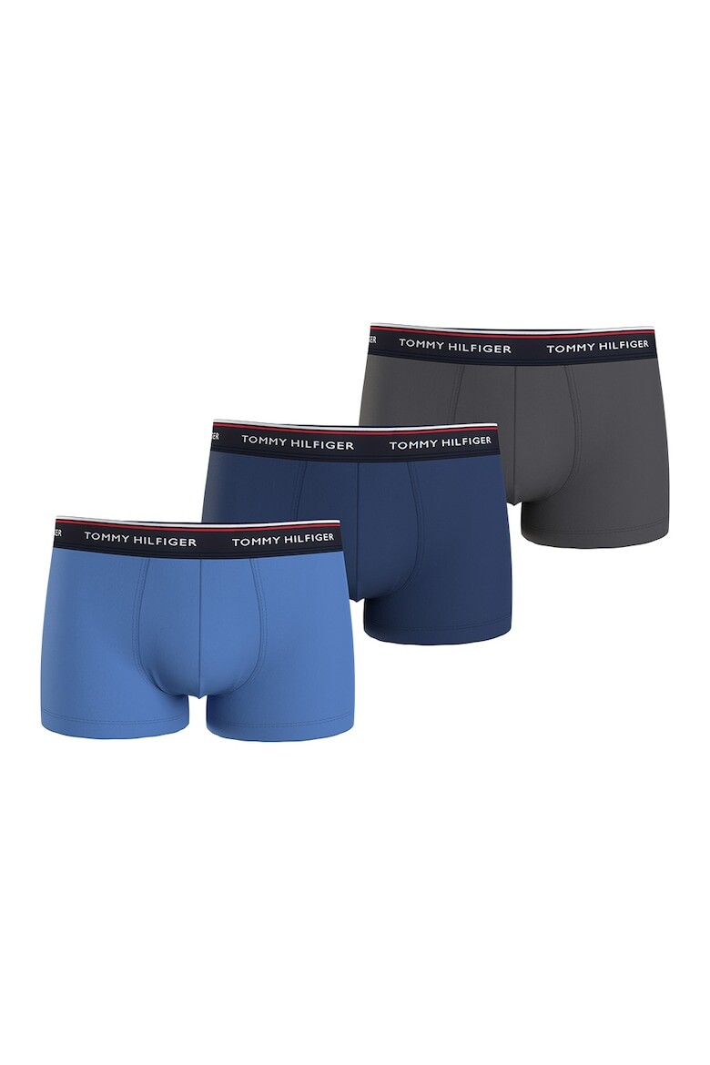 

Боксеры из органического хлопка с логотипом — 3 пары Tommy Hilfiger, синий