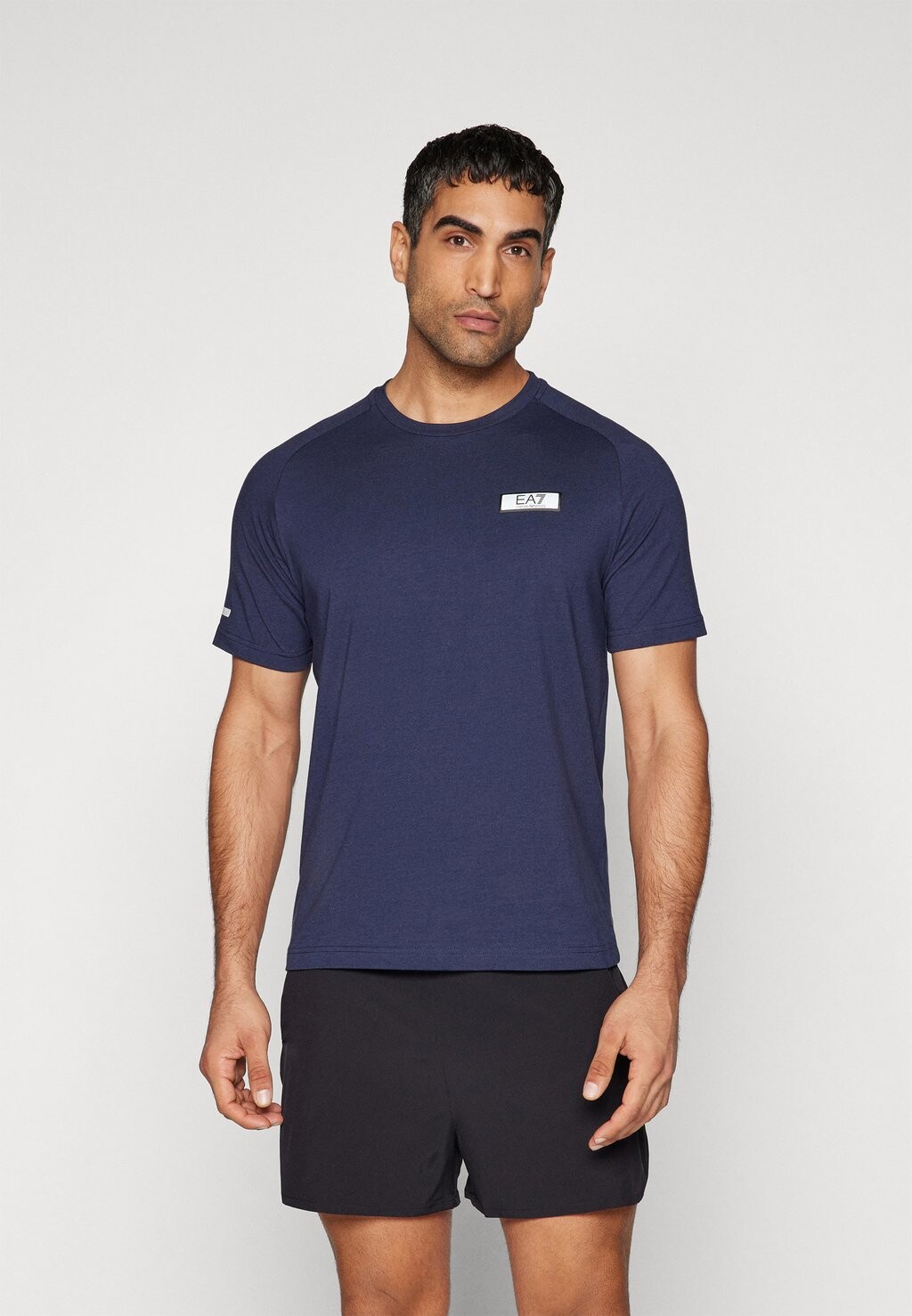 

Базовая футболка Natural Tee EA7 Emporio Armani, цвет navy blue