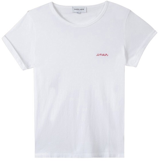 

Футболка Poitou "Amore" Maison Labiche, белый