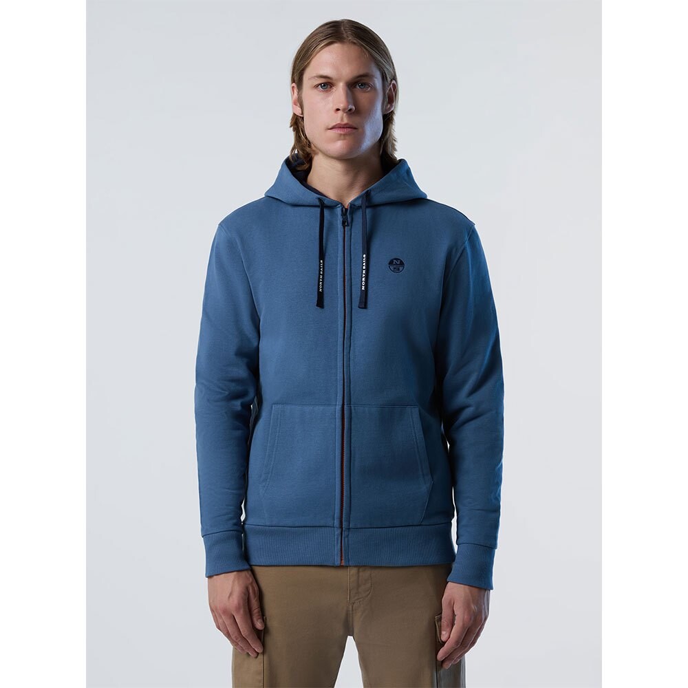 

Толстовка North Sails Logo Full Zip, синий