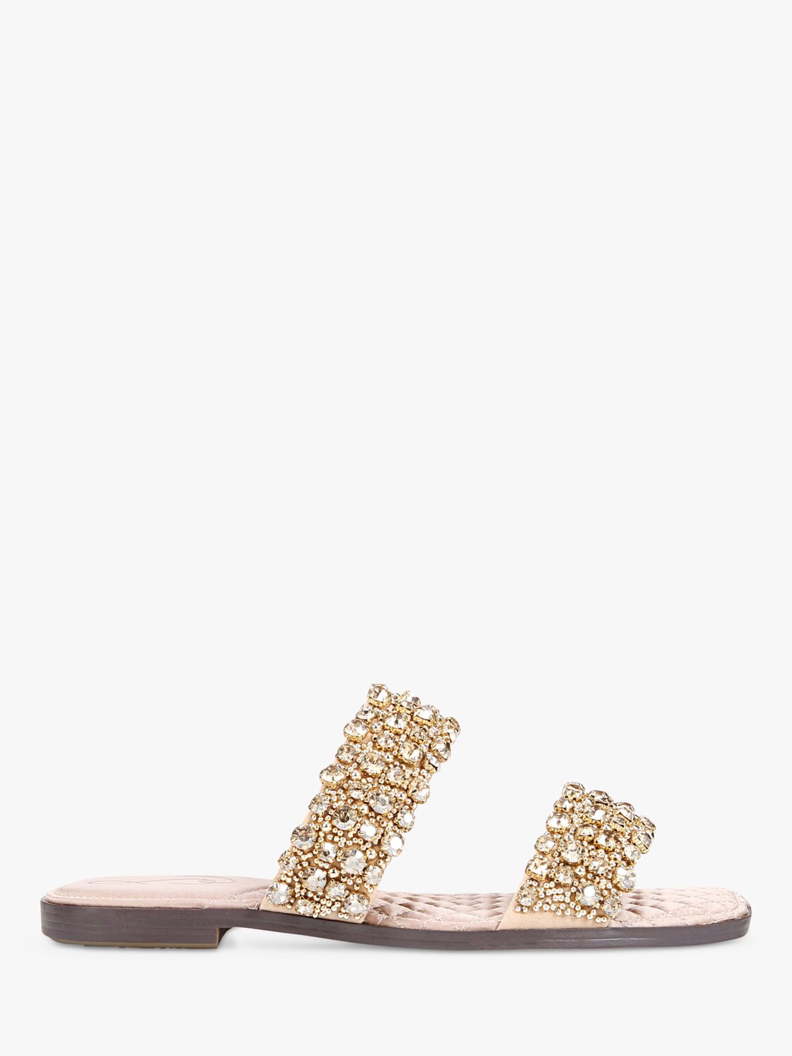 

Sam Edelman Кожаные сандалии-слайдеры Ezel с украшением из кристаллов, Sesame