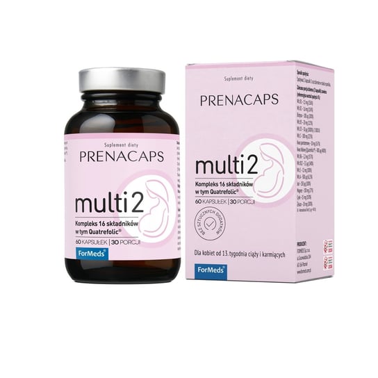 Витаминный комплекс Formeds, Prenacaps multi 2 для женщин с 13 недели беременности и кормящих женщин