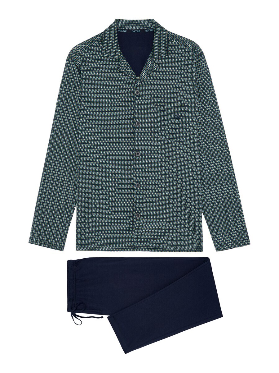 

Пижама HOM Long Pajamas Valere, темно-синий