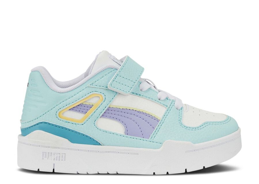 

Кроссовки Puma Slipstream Ac Little Kid 'White Light Aqua', белый