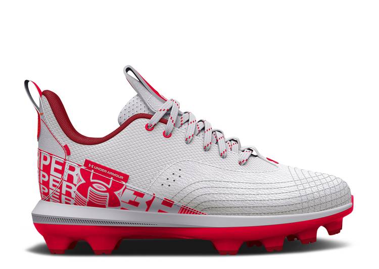 

Кроссовки Under Armour HARPER 7 LOW TPU GS 'WHITE RED', красный