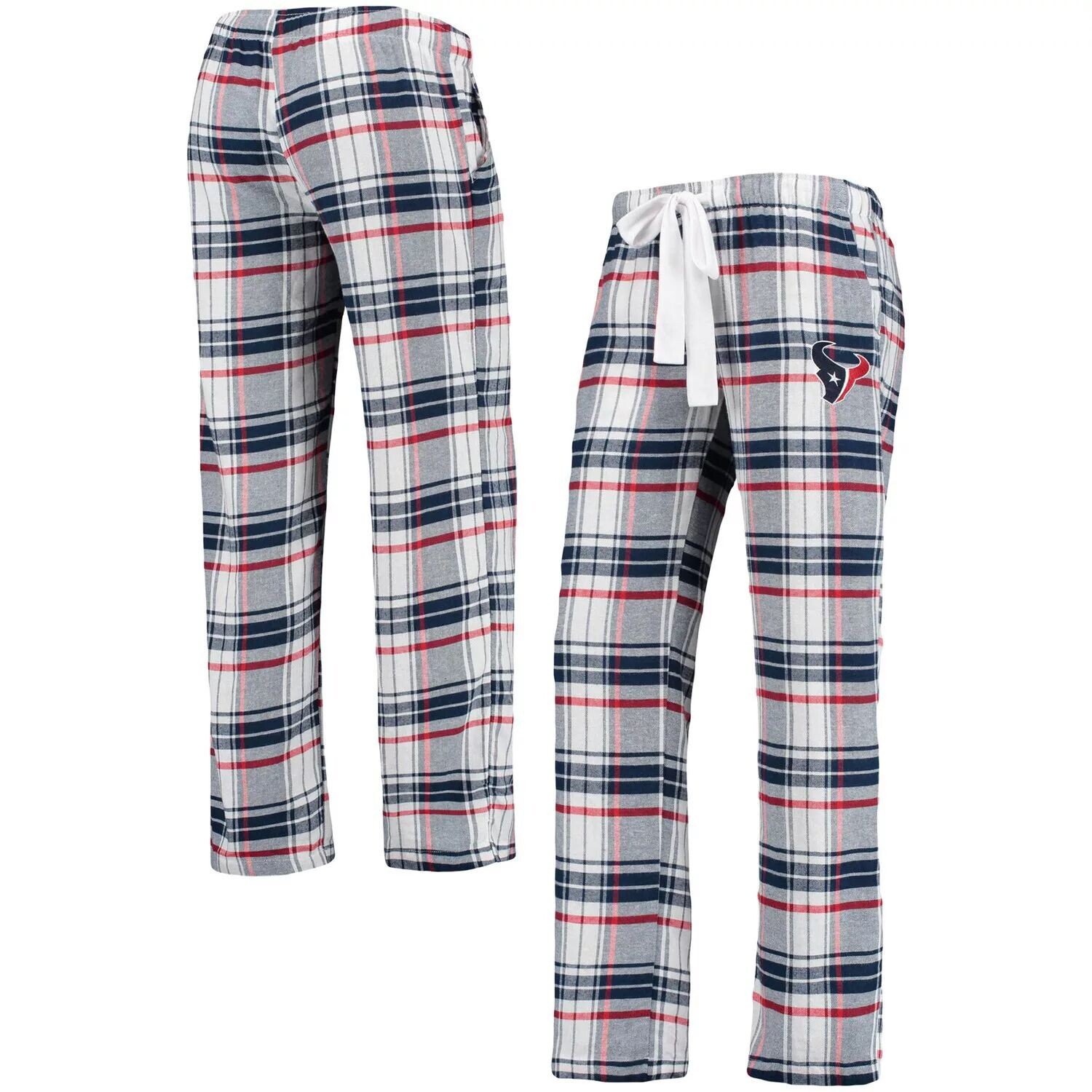 

Женские спортивные темно-синие/красные фланелевые брюки Houston Texans Accolade