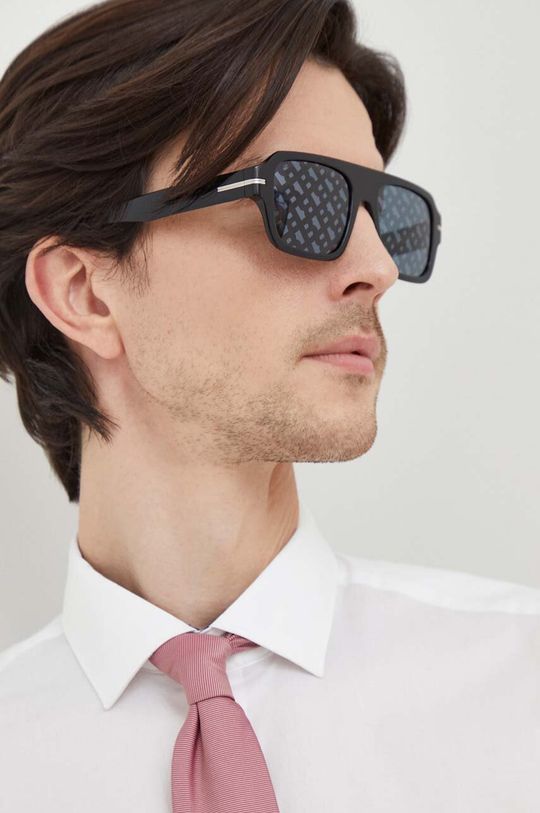 солнцезащитные очки boss розовый Солнцезащитные очки BOSS Boss, черный