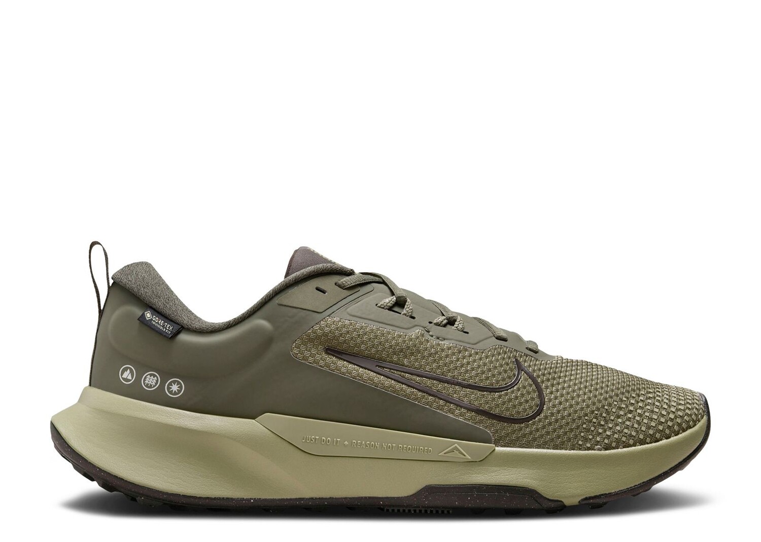 

Кроссовки Nike Juniper Trail 2 Gore-Tex 'Medium Olive', зеленый