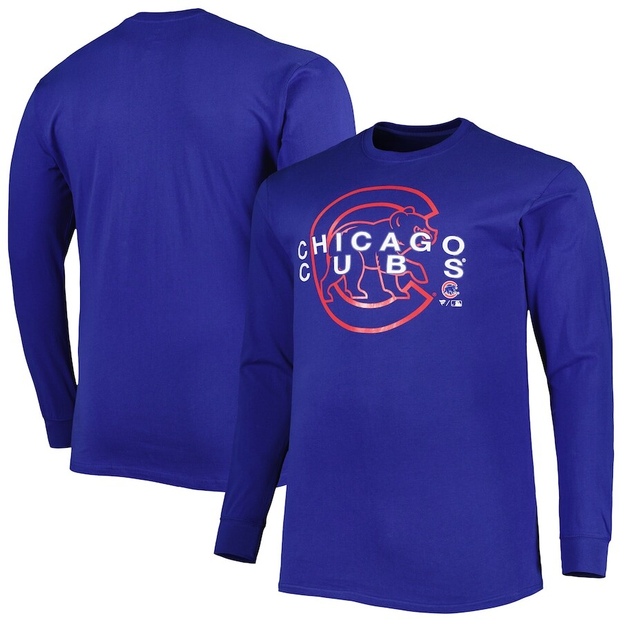 

Футболка с длинным рукавом Profile Chicago Cubs, роял