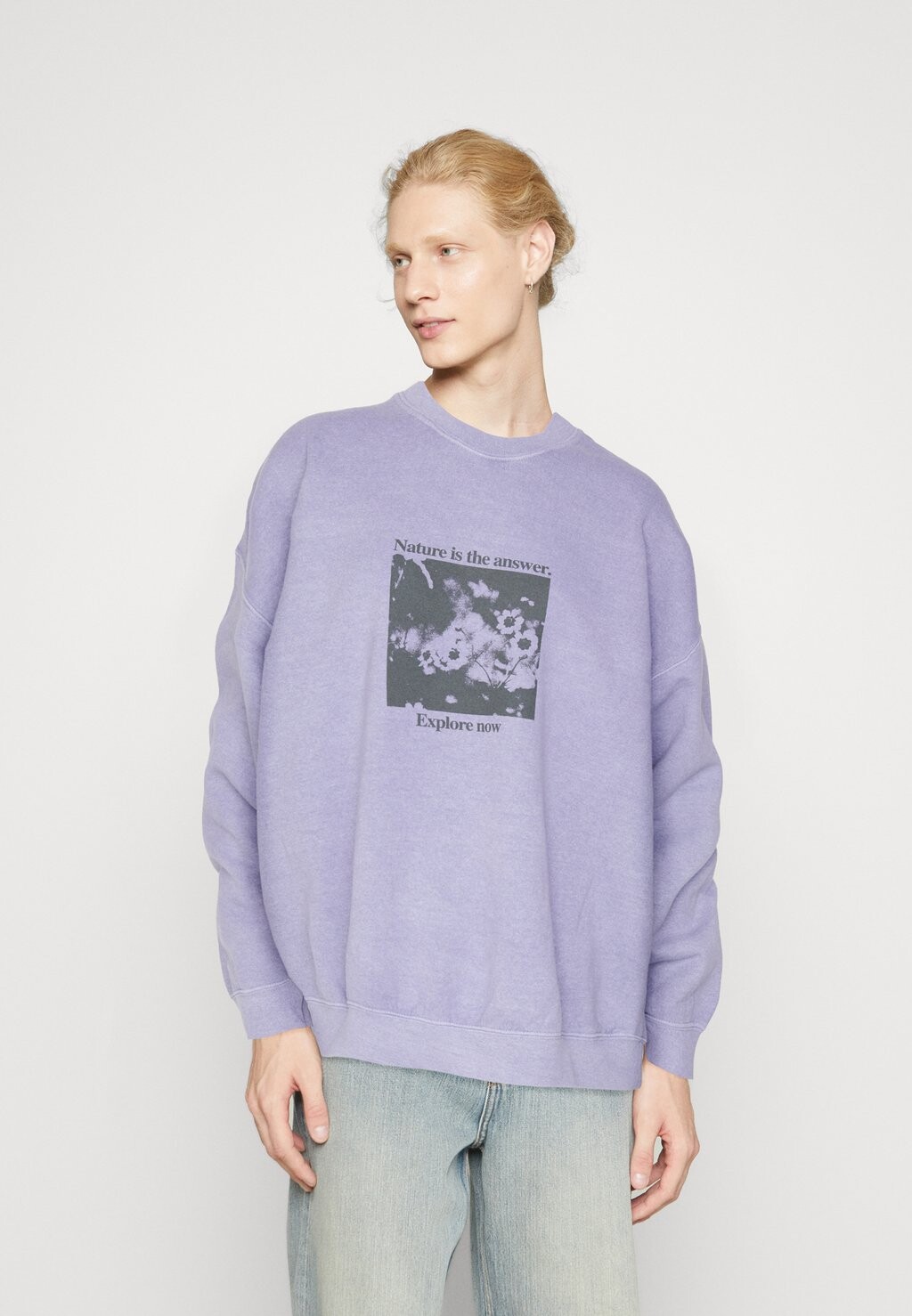 

Толстовка NATURE PHOTOGRAPHIC UNISEX BDG Urban Outfitters, фиолетовый