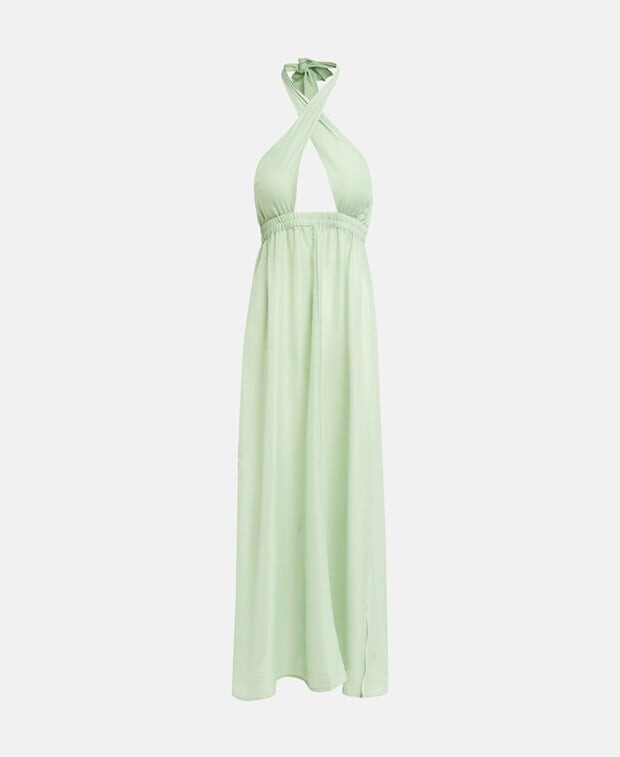 

Длинное платье Vero Moda, лаймовый