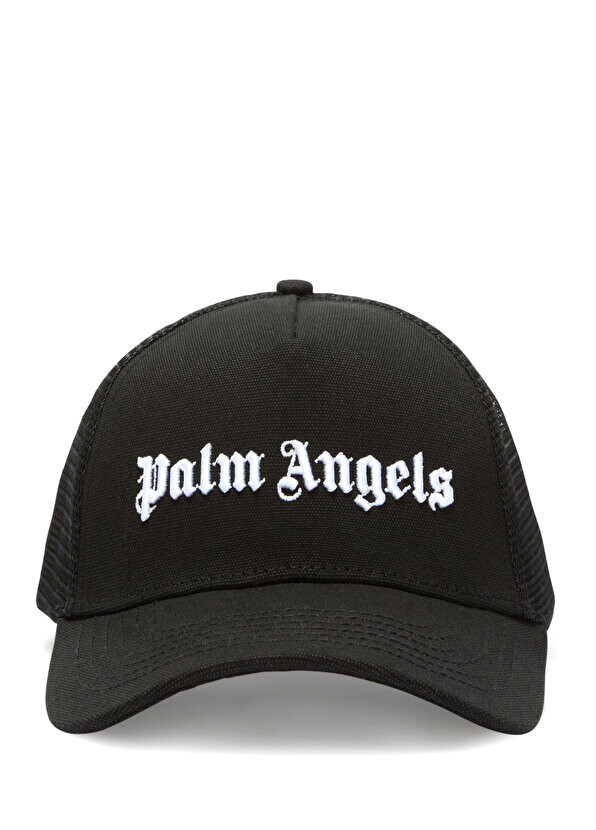 

Черная мужская шляпа с логотипом Palm Angels