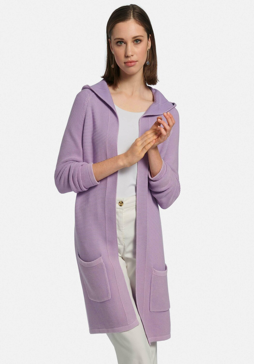 

Толстовка PETER HAHN Strickjacke cotton, цвет flieder