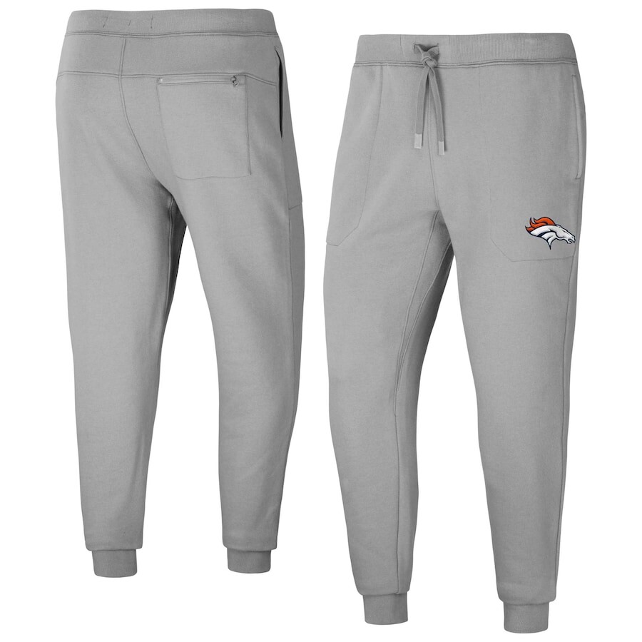 

Джоггеры NFL Denver Broncos, серый