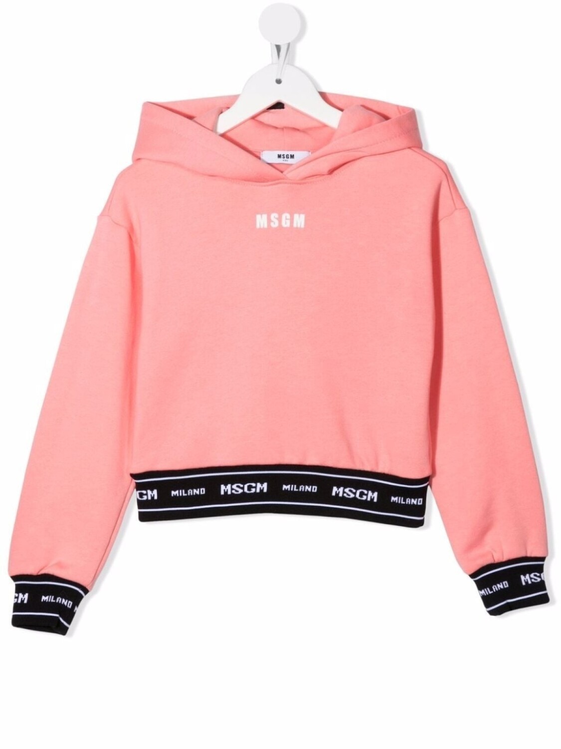 

MSGM Kids худи с логотипом, розовый