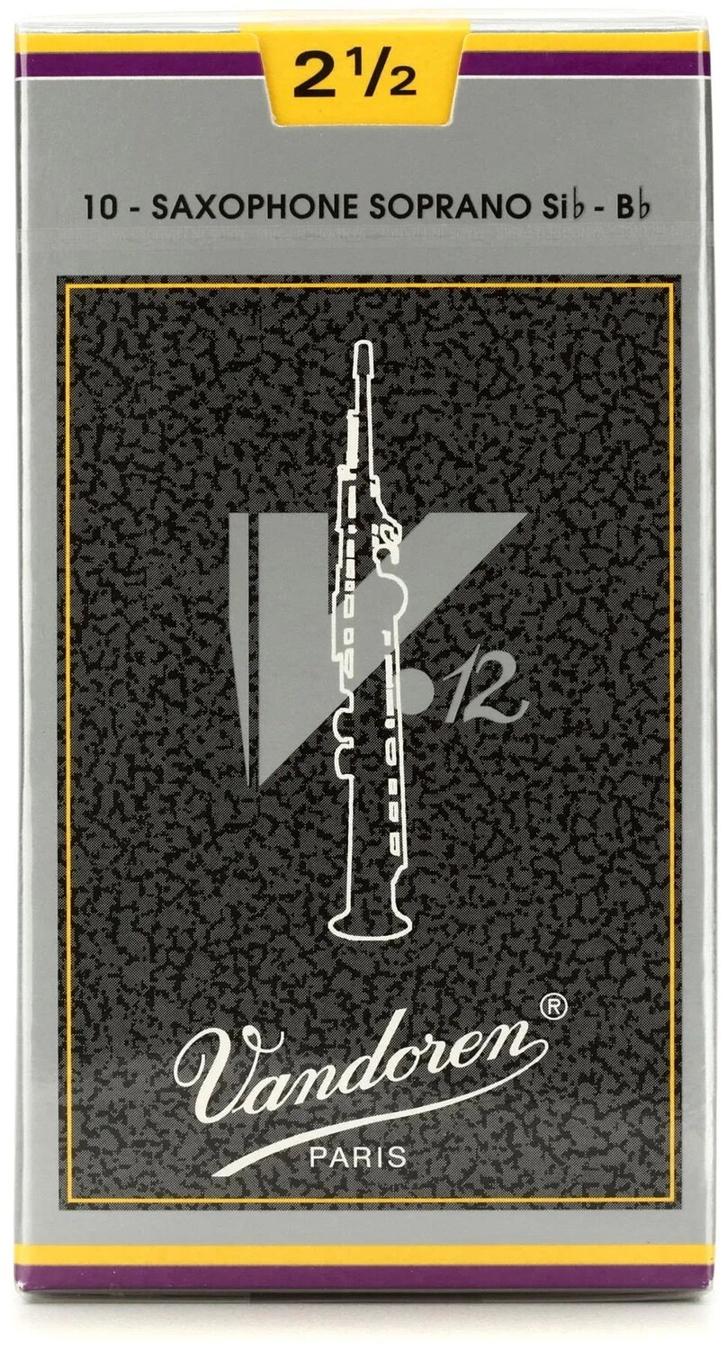 

Vandoren SR6025 — трости для саксофона-сопрано V12 — 2,5 (упаковка по 10 шт.)