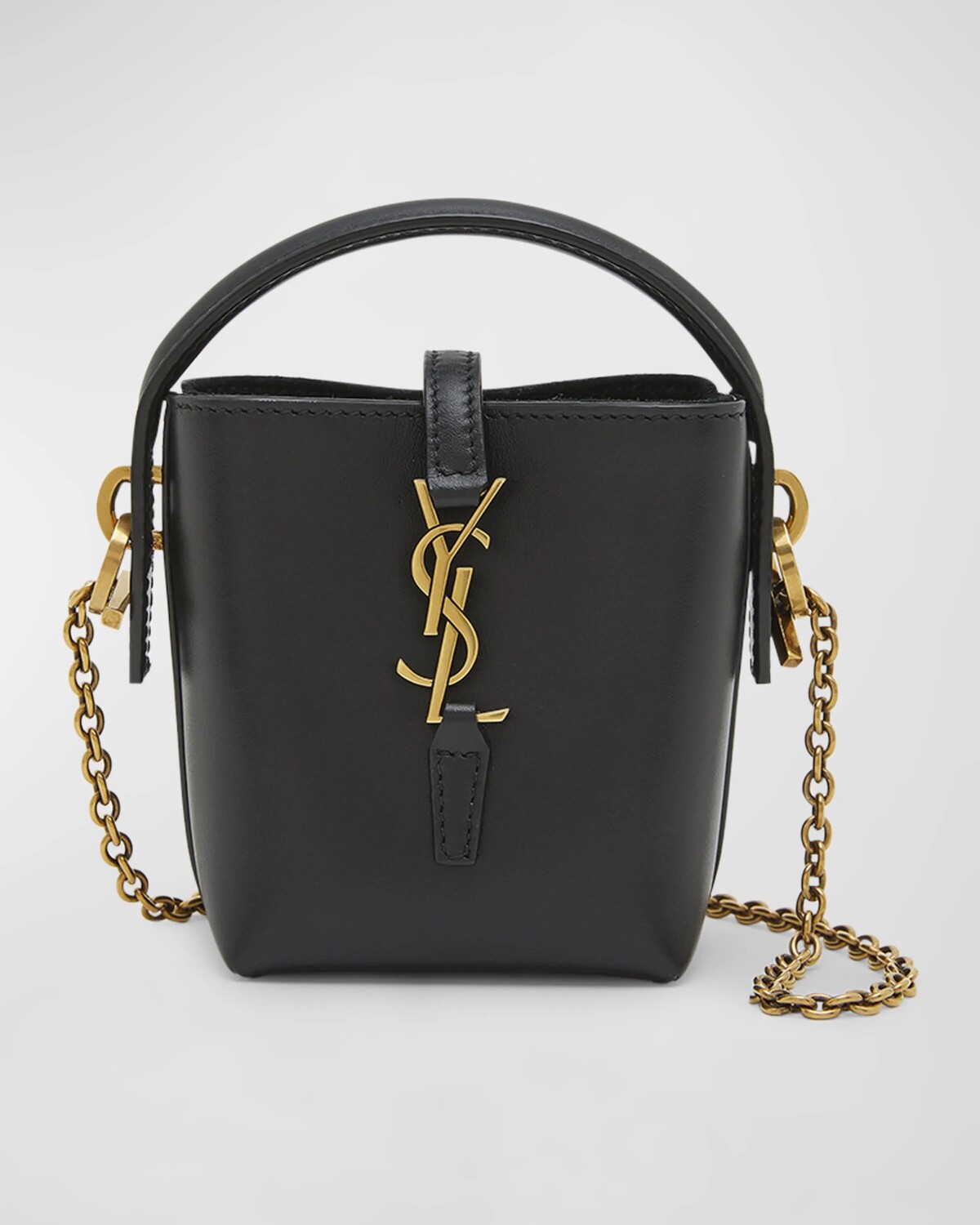 

Кожаная сумка-мешок Le 37 Micro YSL Saint Laurent, цвет Black