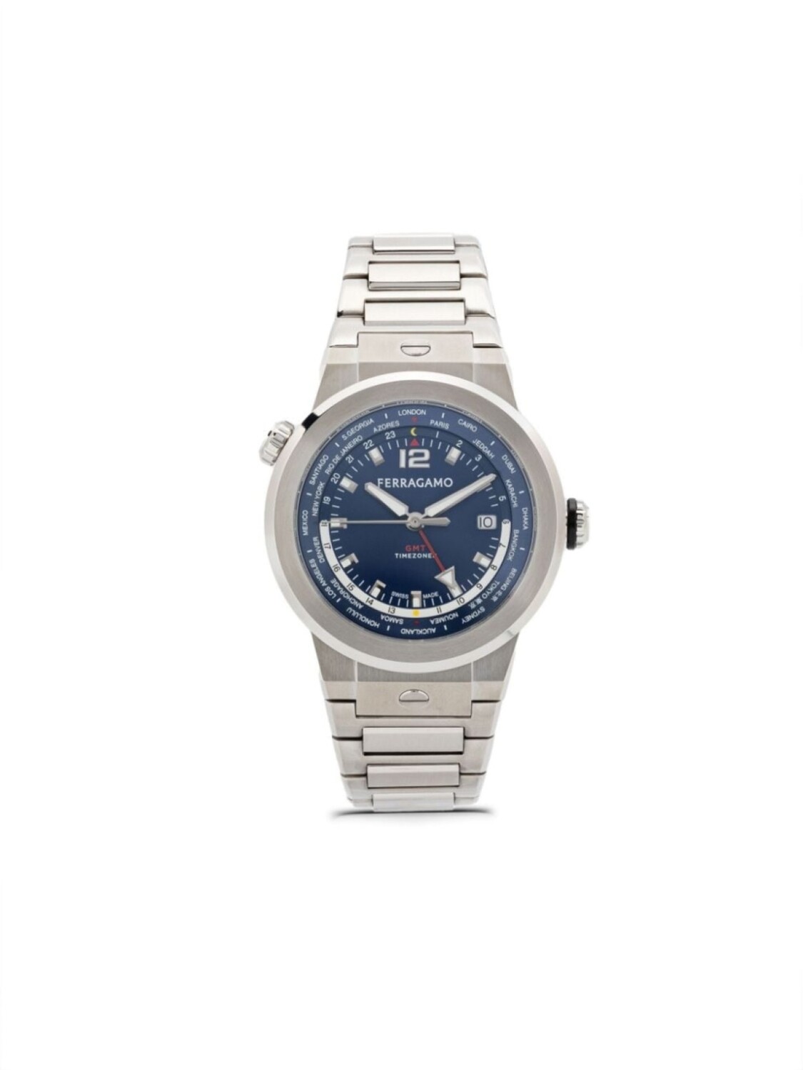 

Ferragamo наручные часы WorldTime 43 мм, синий