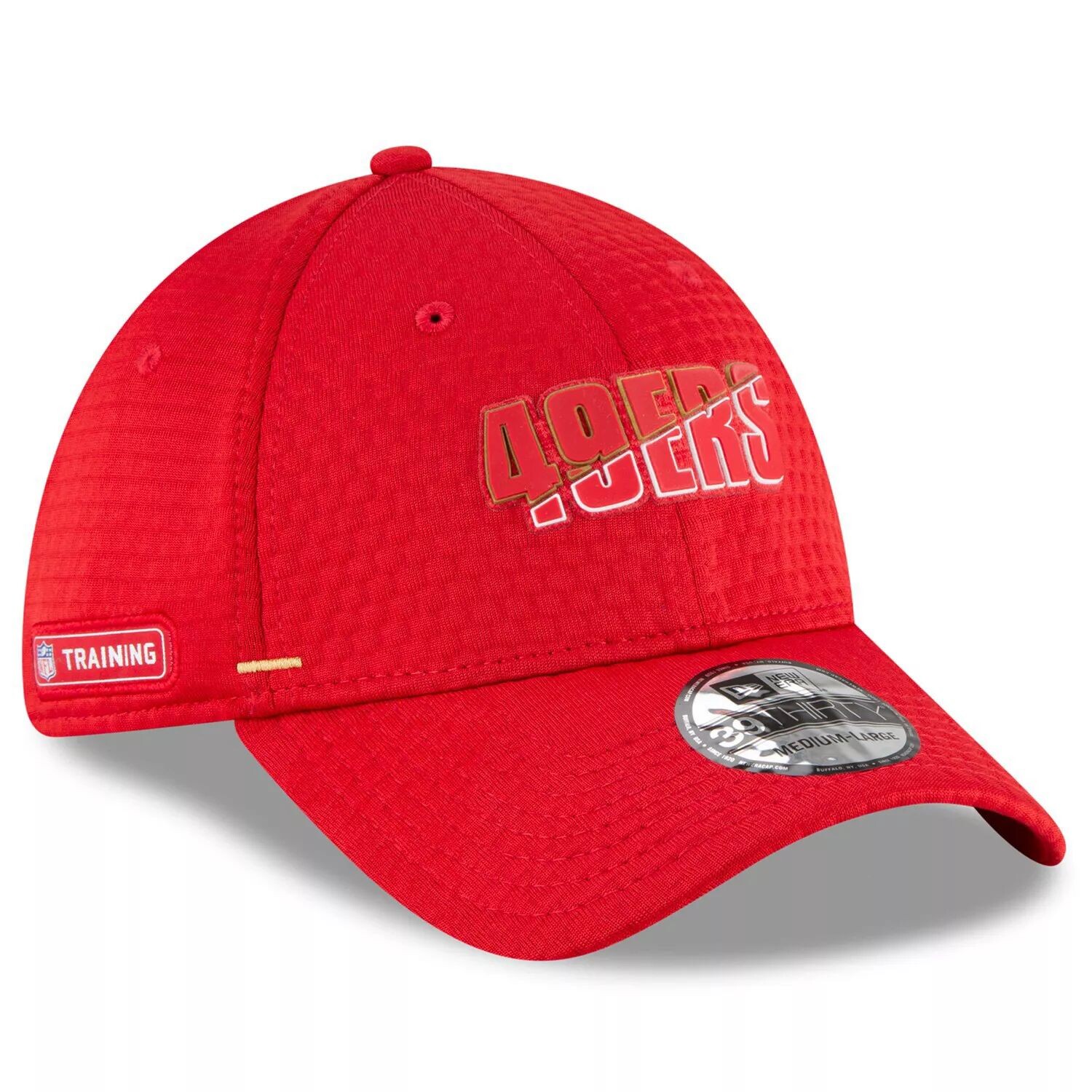 

Мужская красная мужская кепка New Era San Francisco 49ers 2020 NFL Summer Sideline Official 39THIRTY Flex Hat